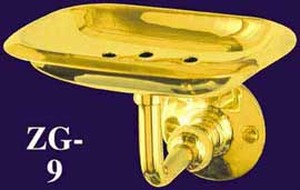 Bathroom Wall Mounted Brass Soap Dish (ZG-9)