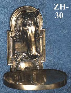 Bathroom Horse Head Brass Soap Dish (ZH-30)