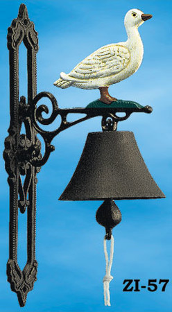 Bird Motif Cast Iron Bell (ZI-57)