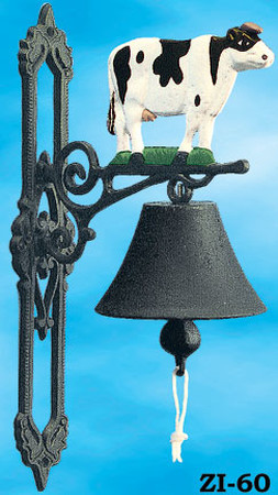 Western Style Cast Iron Bell Cow (ZI-60)