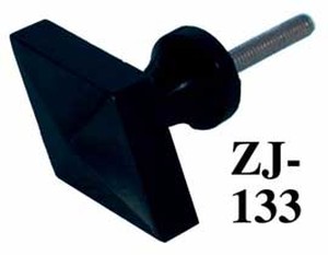 Art Deco Bakelite Black Diamond Shape Knob (ZJ-133)
