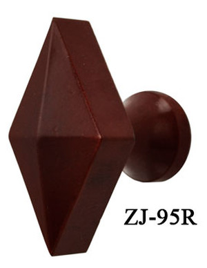 Art Deco Bakelite Red Diamond Shape Knob (ZJ-95R)