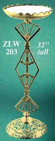 Art Deco Recreated Brass & Marble Stand (ZLW-203)