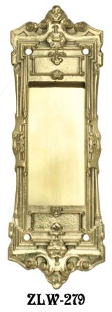 Victorian Recreated Square Pocket Door Handle (ZLW-279)