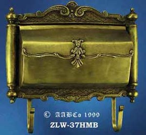 Antique Large Horizontal antique Brass finish Mail Box (ZLW-37HMB)