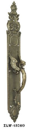 Victorian Griffin Or Dragon Handle Only Door Plate 23