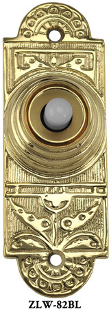 Victorian Aesthetic Pushbutton Doorbell (ZLW-82BL)