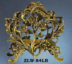 Letter or Napkin Holder Victorian Flower Motif (ZLW-84LR)