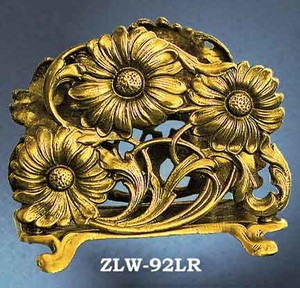 Letter or Napkin Holder Sunflower Motif (ZLW-92LR)