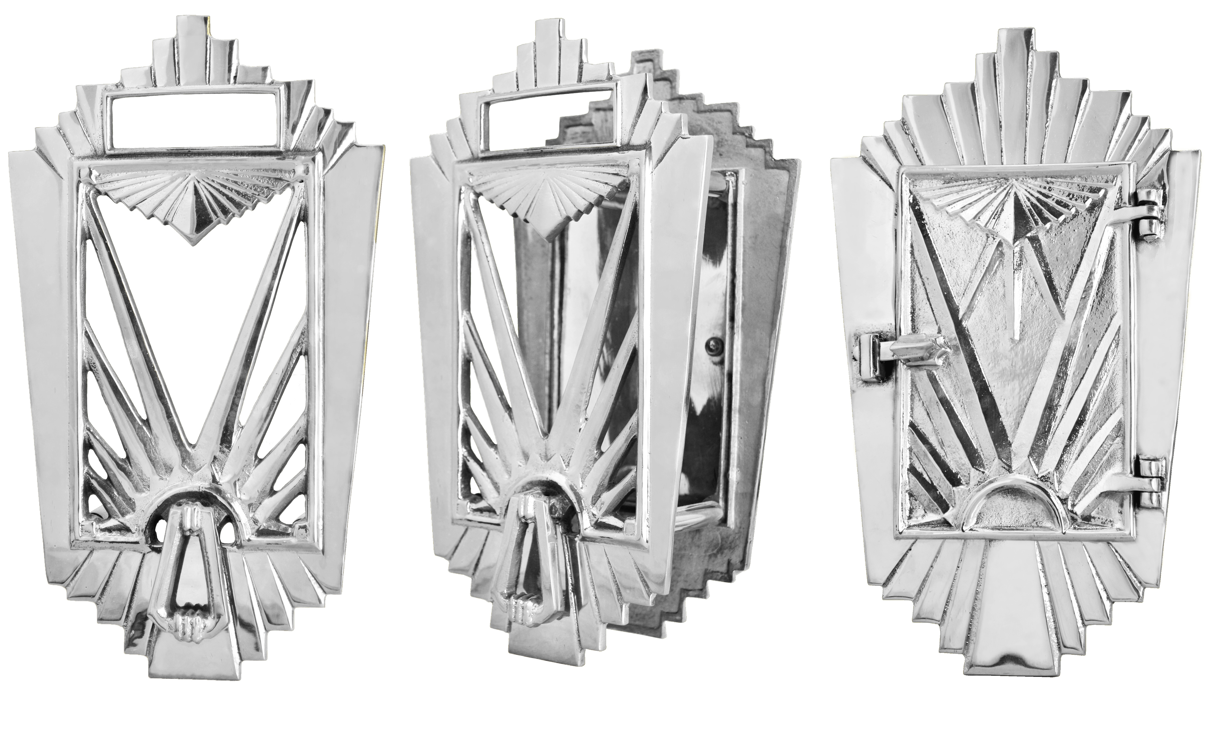 Vintage Hardware & Lighting Art Deco Door Grille Or Speakeasy or