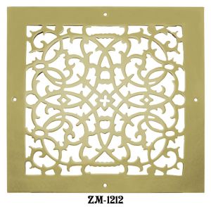Grille Recreated Brass Floor, Ceiling, Or Wall Grate For Air Or Heat Vents. Register Cover 12