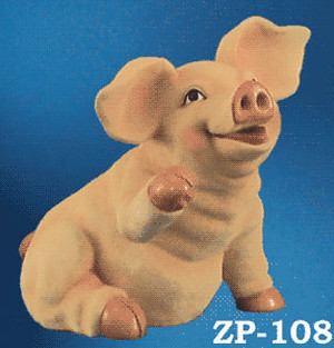 Pig 6.5" Tall & 7" Wide (ZP-108)