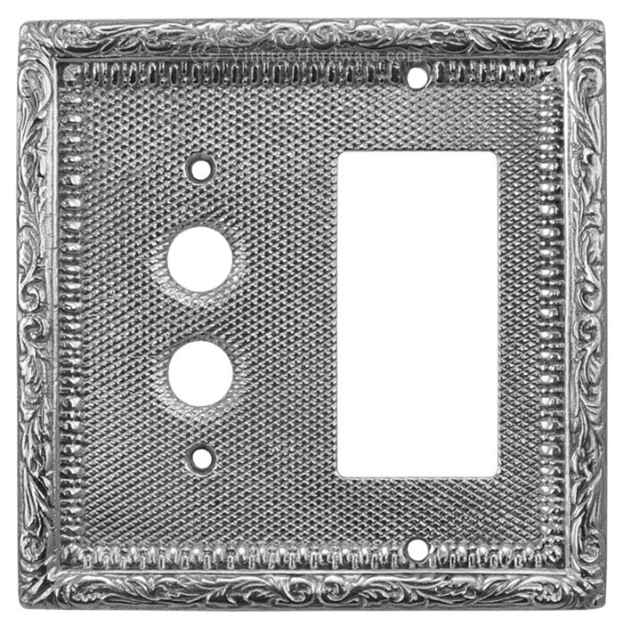 Vintage Hardware & Lighting Victorian Decorative GFI & Pushbutton Switch Plate Cover (LW23)