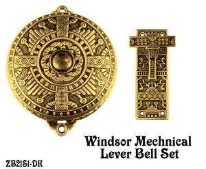 Mechanical Doorbell Recreated Eastlake Windsor Mechanical Doorbell Set (ZB21S1)