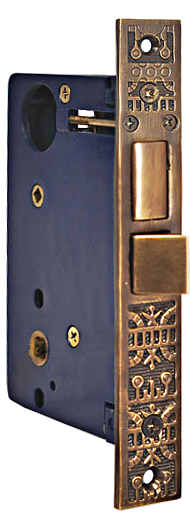 Knob to thumblatch entry door mortise lock