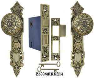 Lost Wax R&E Interior Locking Mortise Door Sets (Z500MKKSET)