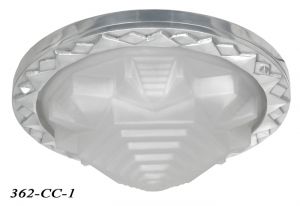 Art Deco Flush Mount Ceiling Bowl Light (362-CC-1)