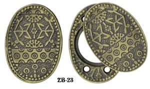 Victorian Windsor Pattern Lock Cylinder Swing Cover Plate (ZB-23)