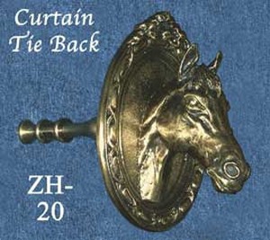 Horse Head Curtain Tie Back (ZH-20)