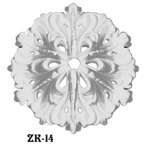 Recreated Small Loop Design 16 Inch Diameter Plaster Ceiling Medallion (ZK-14)