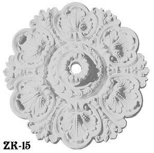 Recreated Acanthus 30" Diameter Real Plaster Ceiling Medallion (ZK-15)