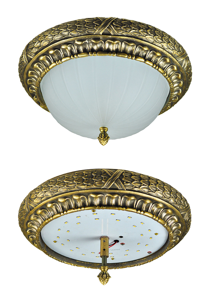 Victorian Or Edwardian Close Ceiling Light Flush Mount 15w Led Bowl 214 Bcc