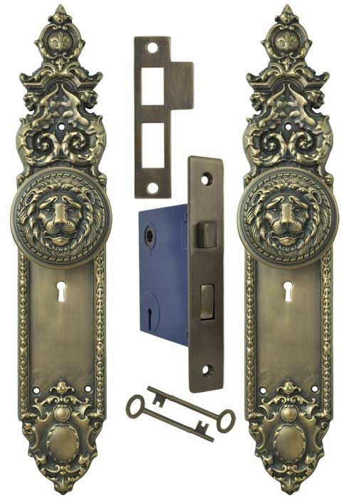 Vintage Hardware Lighting Victorian Gothic Heraldic Door