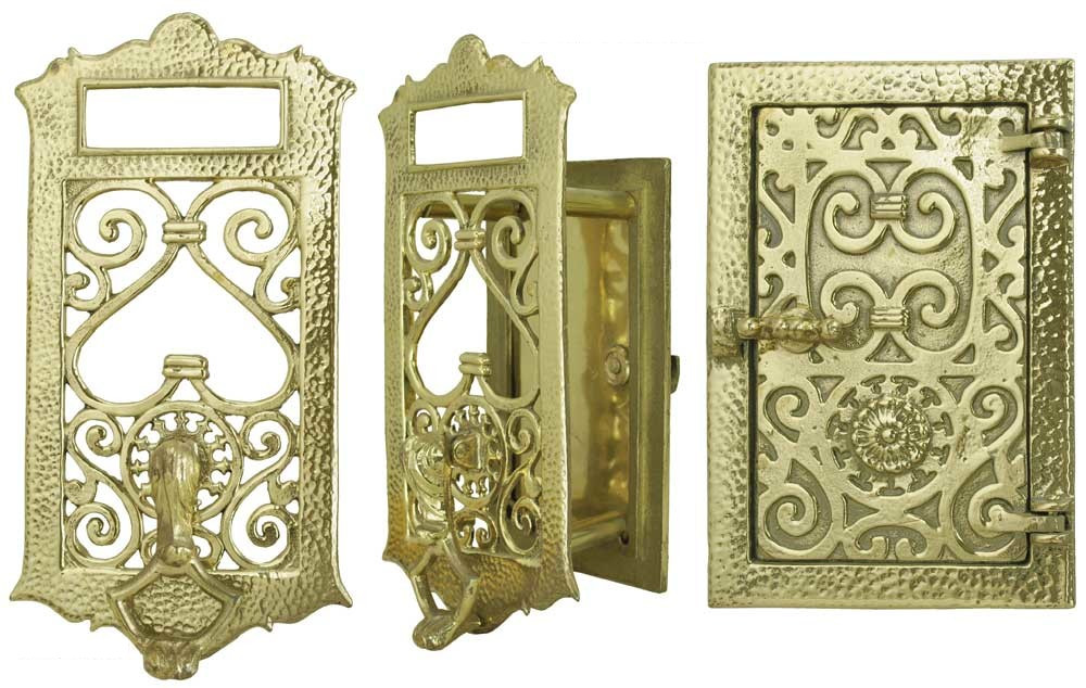 Vintage Hardware Lighting Speakeasy Heart Door Security Grille