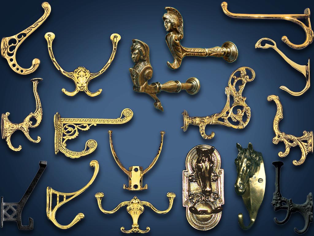 vintage antique hooks