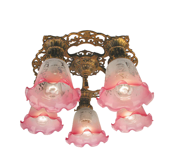 Victorian Flush Mount Ceiling Light