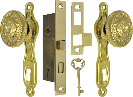 Narrow backset door set