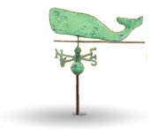 old style copper weather vanes
