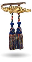 vintage curtain hardware tiebacks tassels