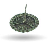 vintage victorian reproduction copper sun dials