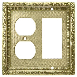 Victorian Decorative Plug And GFI Switch Cover Plate (L-W22)