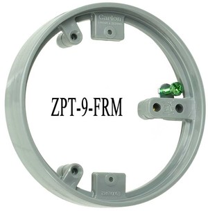 Floor Outlet Round PVC Frame Support (ZPT-9-FRM)