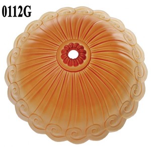 Lincoln Fleur De Lis Orange Bottom Shade (0112G)