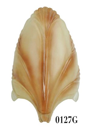 Mid-West Art Deco "Batwing" Slip Shade (0127G)