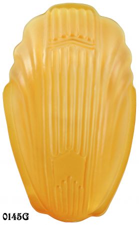 Chevron Series Markel Art Deco Amber Tint Slip Shade (0145G)