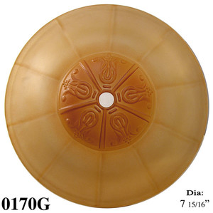 Mid-West Devon Art Deco Bottom Or Disk Shade (0170G)