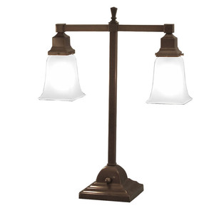 Mission T Double Table Lamp 2 1/4" Fitter (102-DPL-SE)