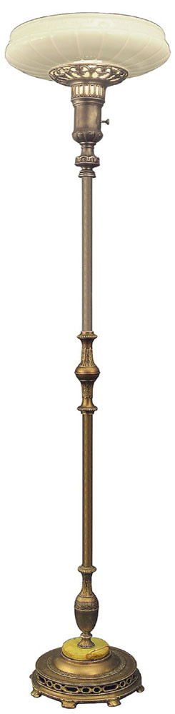 Victorian Torchiere Floor Lamp, Antique Torchiere Floor Lamp