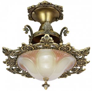 Art Deco Flush Mounted Close Ceiling Light Replica (134-CCL-1L)