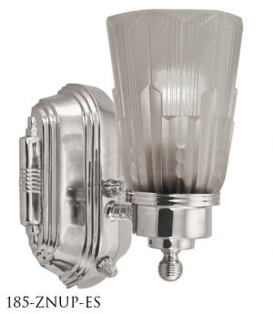 Art Deco Streamline Modern Wall Sconce (185-ZNUP-ES)