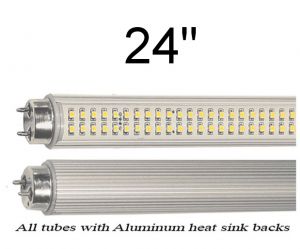 2 Foot LED Replacements For T8 Fluorescent Tube (24-T8-LED)