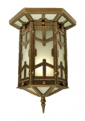 Arts & Crafts San Simeon Flush Mount Close Ceiling Light (290-CCL-AC)