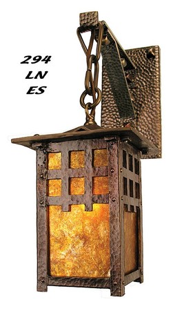 J Morgan Single Lantern Arts & Crafts Sconce (294-LN-ES)