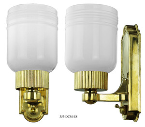 Turn of the Century Boat Sconce Wall Light (353-DCM-ES)