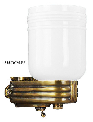 Edwardian Style Short Boat Wall Sconce (355-DCM-ES)