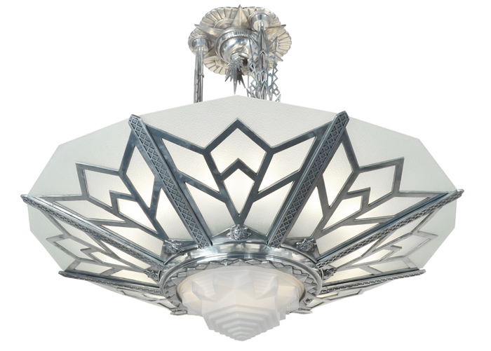 Large Art Deco Chandelier Manhattan Commercial Lighting Fixture 368 Zmc X